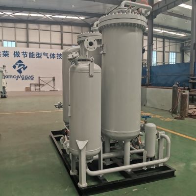 उच्च दक्षता 450V पीएसए नाइट्रोजन गैस जनरेटर ASME प्रमाण पत्र के साथ