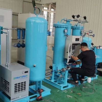 एएसएमई प्रमाणपत्र के साथ आसान स्थापना तेल मुक्त पीएसए ऑक्सीजन बनाने मशीन