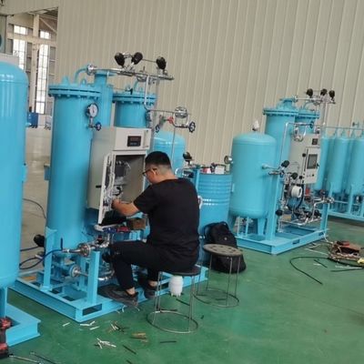 सिलेंडर भरने की प्रणाली के साथ आसान स्थापना ऑक्सीजन गैस बनाने की मशीन