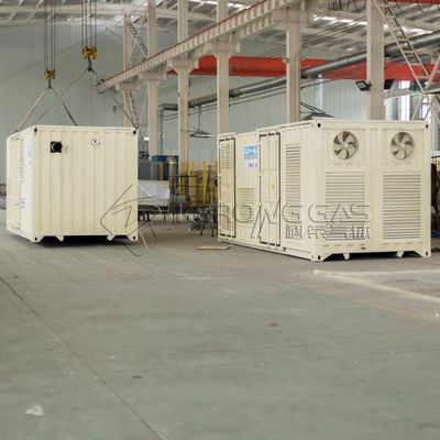 IP65 प्रमाणपत्र के साथ मोबाइल प्रकार का उच्च दबाव वाला नाइट्रोजन गैस संयंत्र