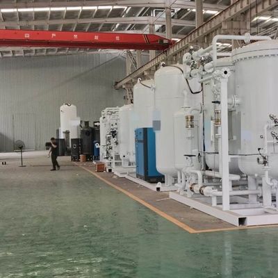 99.999% उच्च शुद्धता नाइट्रोजन पीएसए यूनिट पीएलसी नियंत्रित त्वरित सेटअप