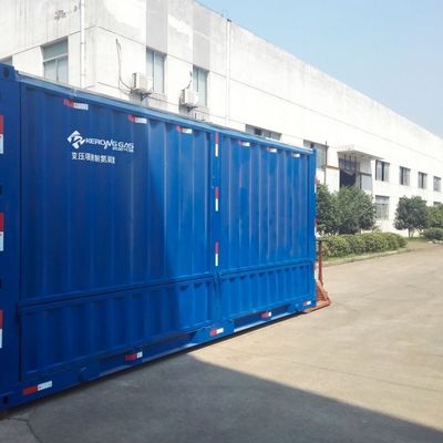 250Nm3HR आईएसओ कंटेनर नाइट्रोजन गैस उत्पादन संयंत्र रिमोट मॉनिटर