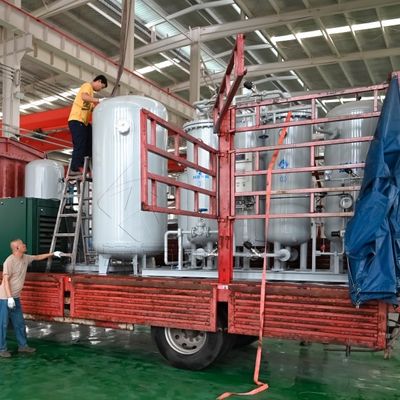 60 हर्ट्ज 0.5 किलोवाट स्वचालित 99.99% नाइट्रोजन वायु जनरेटर संयंत्र