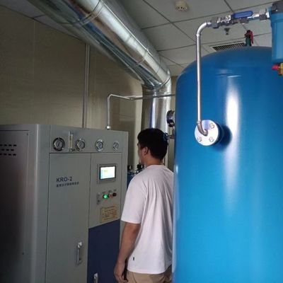 सिलेंडर भरने वाली बैकअप प्रणाली के साथ 20 एमपीए वायु पृथक्करण ऑक्सीजन मशीन