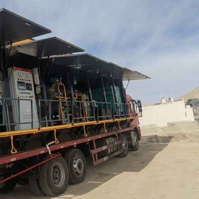 डीजल एयर कंप्रेसर के साथ मोबाइल झिल्ली पृथक्करण नाइट्रोजन जनरेटर