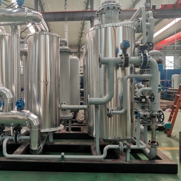 कंटेनर प्रकार खाद्य उद्योग के लिए CO2 गैस गैस शुद्धिकरण प्रणाली