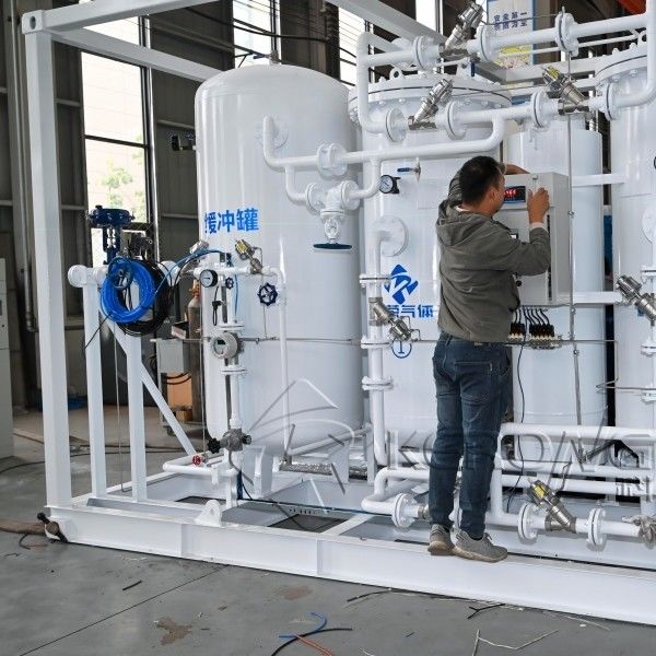 27barG कार्य दबाव कार्बन स्टील सामग्री लेजर कटिंग के लिए नाइट्रोजन जनरेटर