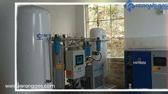 सिलेंडर भरने की प्रणाली के साथ आसान स्थापना ऑक्सीजन गैस बनाने की मशीन