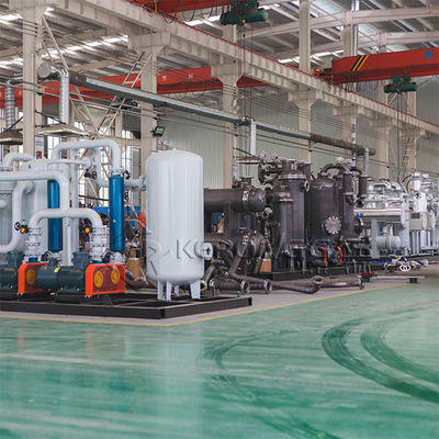 100Nm3hr शून्य हानि औद्योगिक गैस ड्रायर हाइड्रोजन गैस ड्रायर स्वचालित संचालन