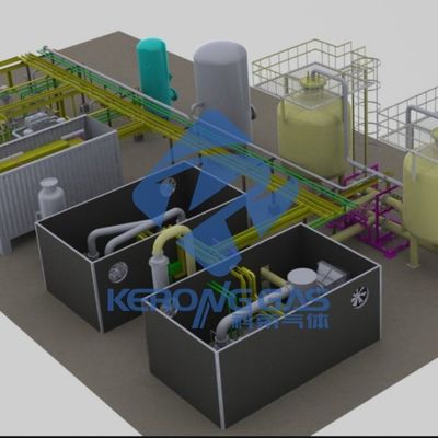 ऑक्सीजन मॉनिटर के साथ कॉम्पैक्ट वीपीएसए ऑक्सीजन जनरेटर मशीन आसान स्थापना