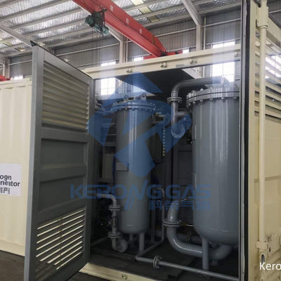 आसान रखरखाव मोबाइल प्रकार नाइट्रोजन गैस उत्पादन मशीन ISO9001 के साथ