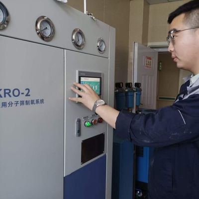 40 जीपी आईएसओ कंटेनर पीएसए आधारित ऑक्सीजन संयंत्र 150 बार भरने वाले स्टेशन के साथ