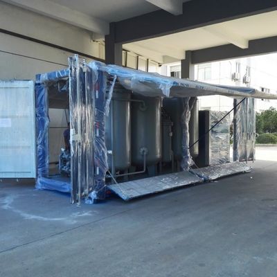 साबर प्रमाणपत्र के साथ 20 फीट छोटे कंटेनर नाइट्रोजन गैस उत्पादन संयंत्र