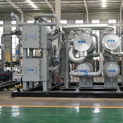 सुरक्षा मॉनिटर के साथ उच्च दबाव 25 बार हाइड्रोजन गैस सुखाने की मशीन