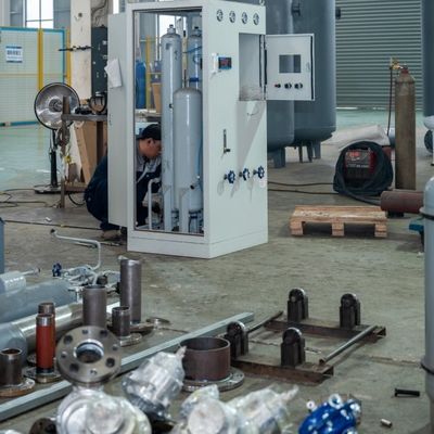 स्टेनलेस स्टील ऑनलाइन मॉनिटर शुद्धता नाइट्रोजन और हाइड्रोजन गैस मिक्सर 10Nm3/hr क्षमता