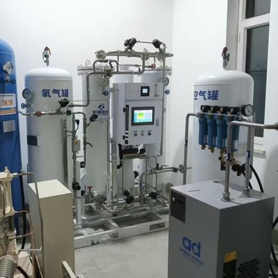 380V आवृत्ति परिवर्तनीय चिकित्सा पीएसए संपीड़ित हवा ऑक्सीजन जनरेटर
